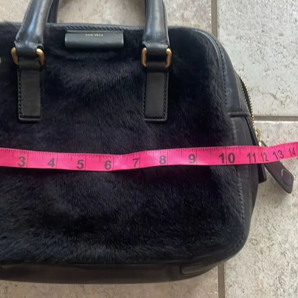 Marc By Marc Jacobs Shearling Satchel Black